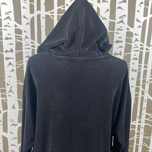 Reebok Terry Cloth Dolman Cropped Sleeve Hoodie - Picture 8 of 11